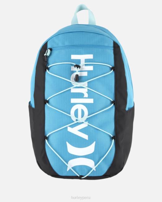 hombres Hurley azul cloro una y única mochila elástica accesorios 8L2D457