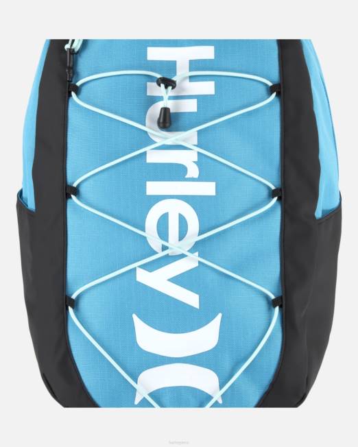 hombres Hurley azul cloro una y única mochila elástica accesorios 8L2D457
