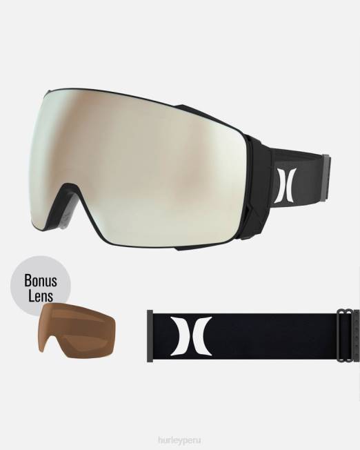 hombres Hurley espejo de plata gafas de nieve helix para adultos + lente magnética accesorios 8L2D458