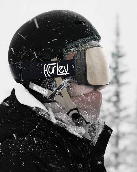 hombres Hurley espejo de plata gafas de nieve helix para adultos + lente magnética accesorios 8L2D458