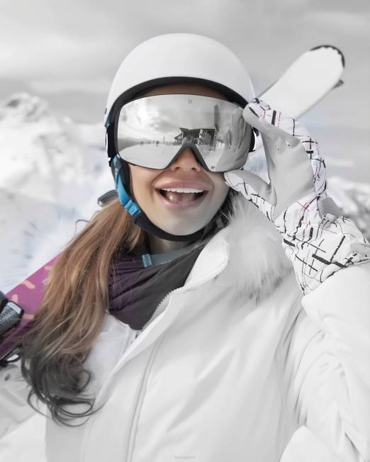 hombres Hurley espejo de plata gafas de nieve helix para adultos + lente magnética accesorios 8L2D458