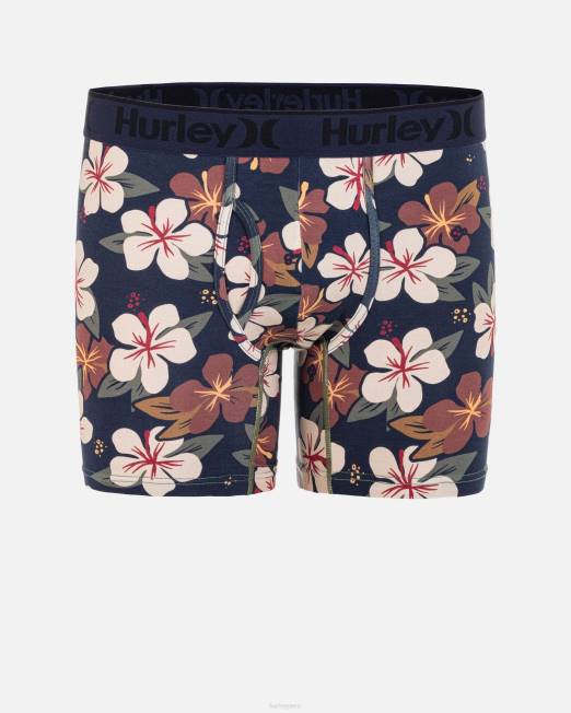 hombres Hurley obsidiana boxer estampado supersuave, paquete de 1 accesorios 8L2D454