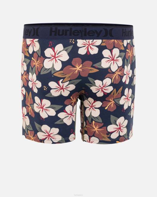 hombres Hurley obsidiana boxer estampado supersuave, paquete de 1 accesorios 8L2D454