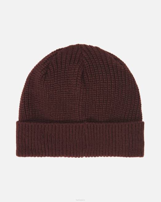 hombres Hurley borgoña gorro max cuff 2.0 accesorios 8L2D439