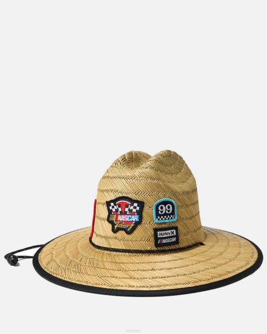 hombres Hurley caqui sombrero de paja nascar accesorios 8L2D115