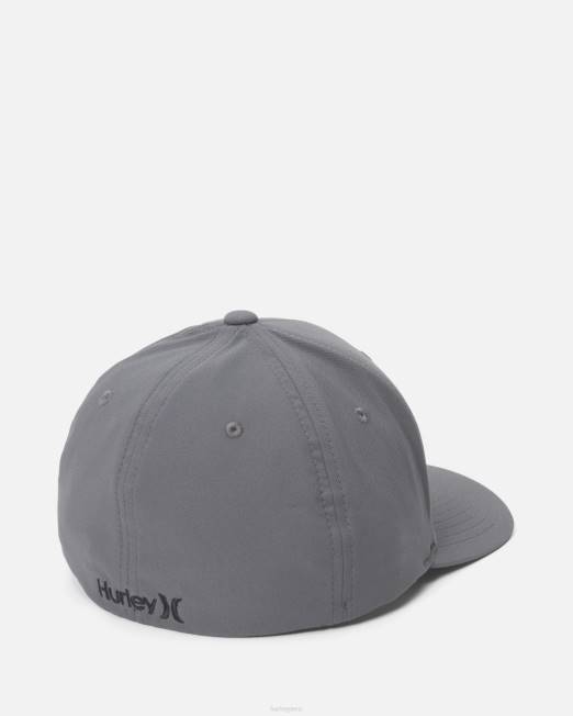 hombres Hurley gris oscuro h2o-dri uno y único sombrero accesorios 8L2D116