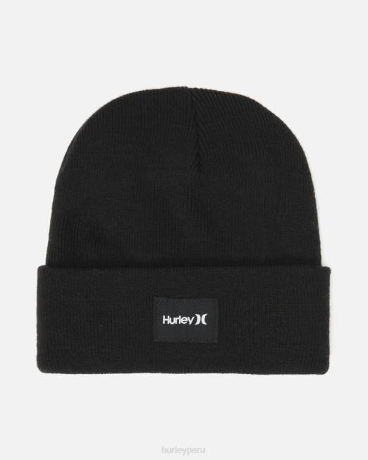 hombres Hurley negro 2 gorro hacia el mar accesorios 8L2D427