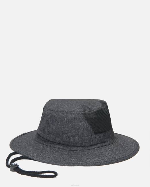hombres Hurley negro boonie viajero fantasma accesorios 8L2D434