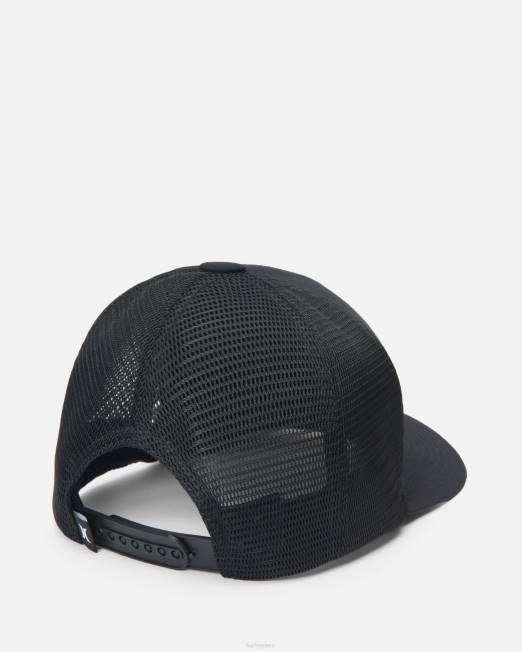 hombres Hurley negro gorra de camionero warner accesorios 8L2D136