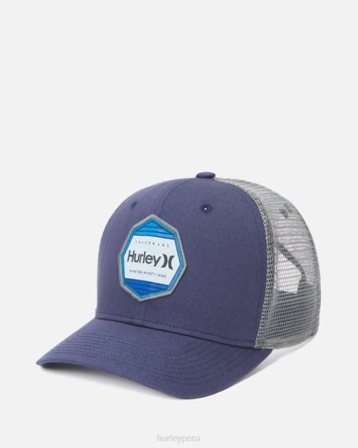 hombres Hurley obsidiana sombrero con parche del pacífico accesorios 8L2D133