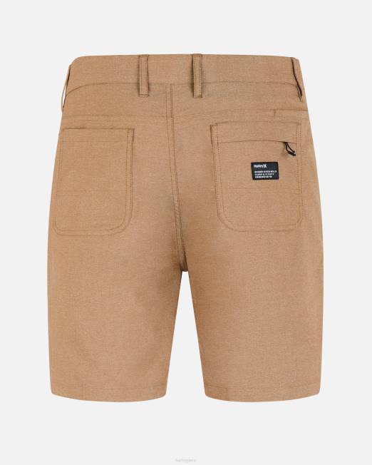 hombres Hurley Doodle dorado pantalón corto h2o-dri vapor chino de 19\" ropa 8L2D211