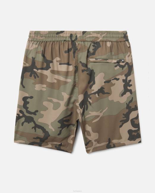 hombres Hurley aceituna pantalones cortos explore h2o-dri trek ii de 17,5\" ropa 8L2D208