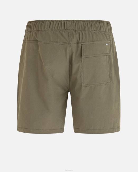 hombres Hurley aceituna phantom camper volley 17\" corto ropa 8L2D225