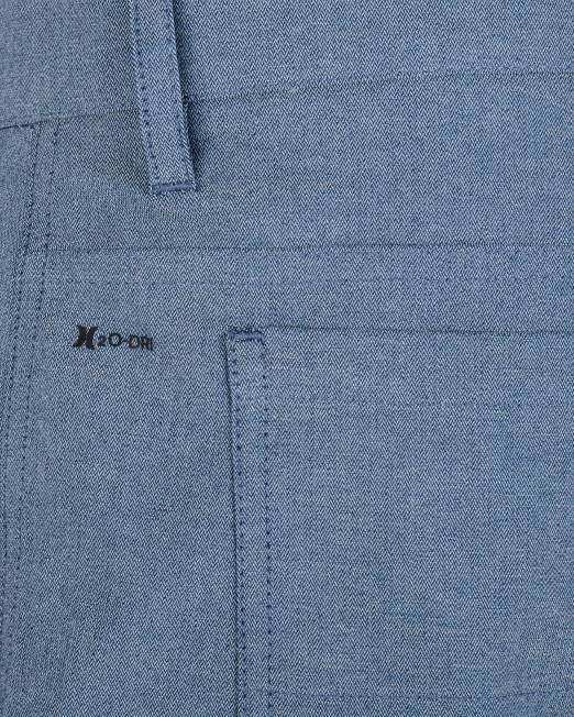hombres Hurley azul medio pantalón corto h2o-dri vapor chino de 19\" ropa 8L2D205