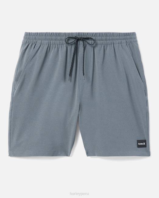 hombres Hurley brezo negro pantalones cortos de volea phantom zuma ii 18" ropa 8L2D106