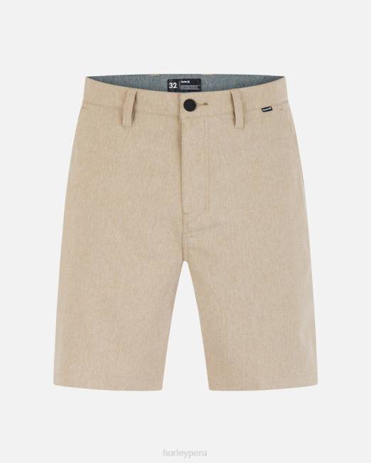 hombres Hurley caqui pantalones cortos fantasma 20" ropa 8L2D6