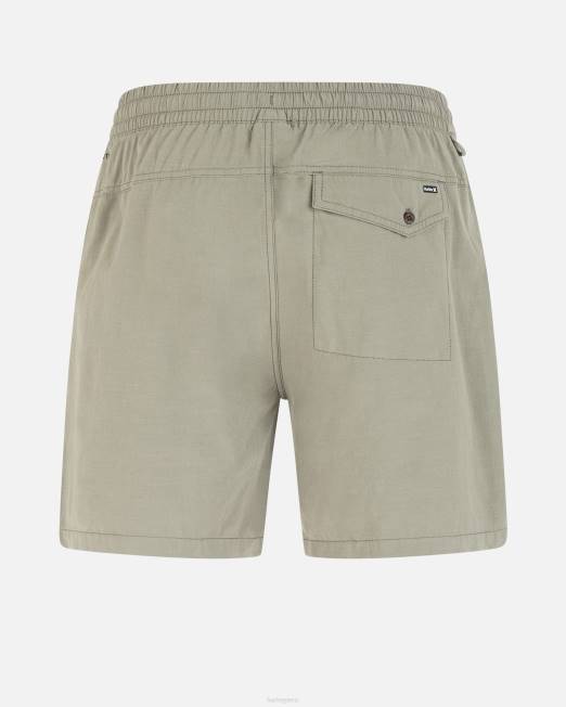 hombres Hurley ejército pantalón corto phantom naturals baja volley de 17\" ropa 8L2D219