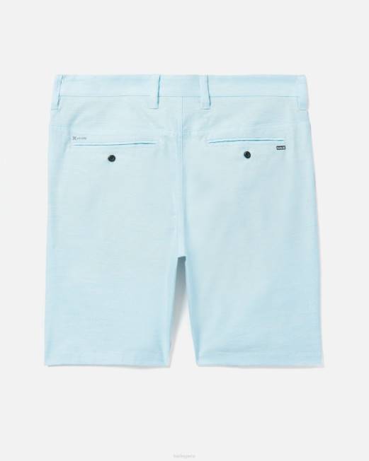 hombres Hurley esmalte azul pantalones cortos respirables h2o-dri de 19\" ropa 8L2D251