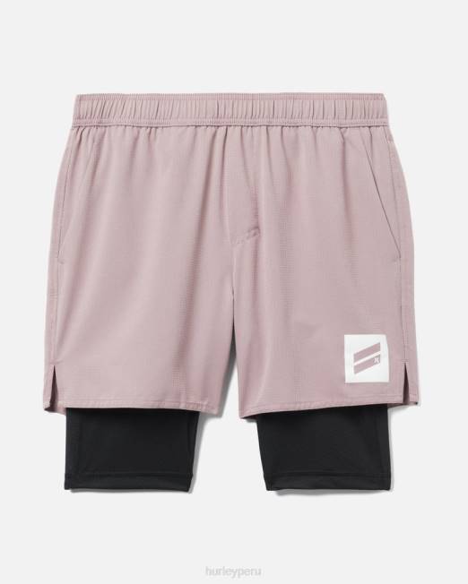 hombres Hurley lila existe entrenamiento bootcamp corto ropa 8L2D49