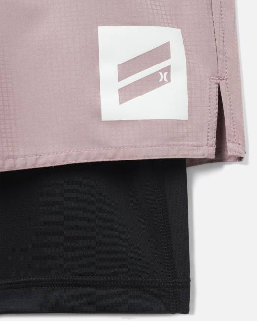 hombres Hurley lila existe entrenamiento bootcamp corto ropa 8L2D49