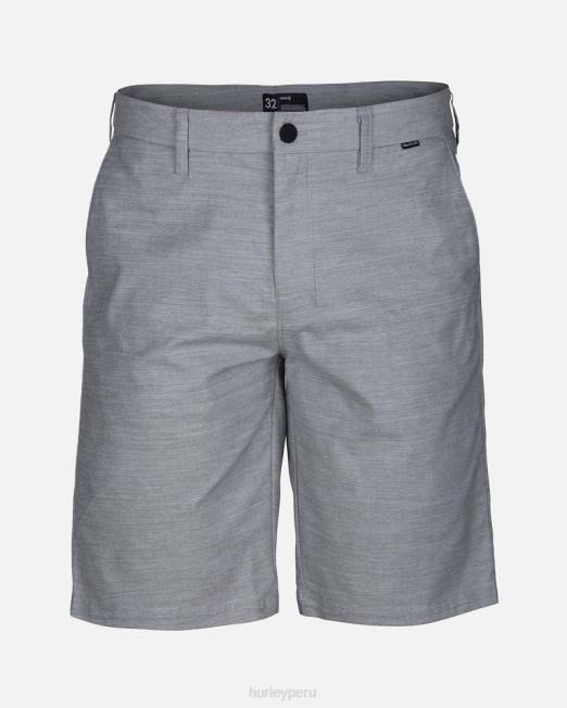 hombres Hurley lobo gris pantalón corto h2o-dri Breath de 21" ropa 8L2D207