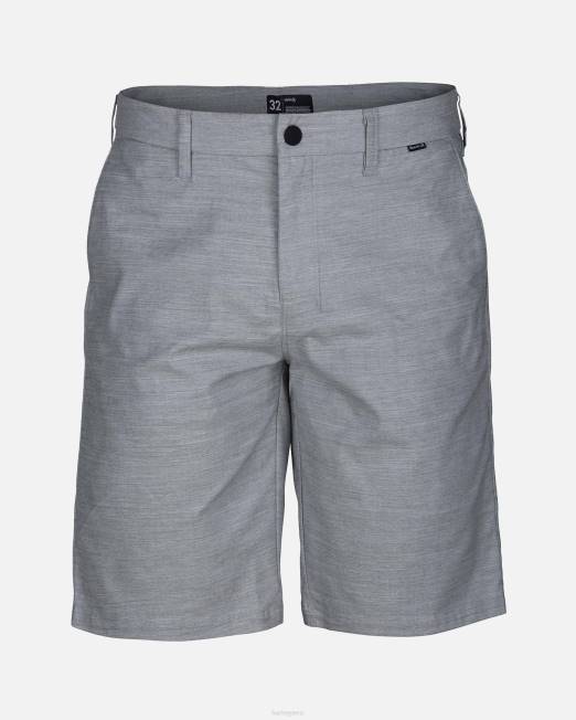 hombres Hurley lobo gris pantalón corto h2o-dri Breath de 21\" ropa 8L2D207