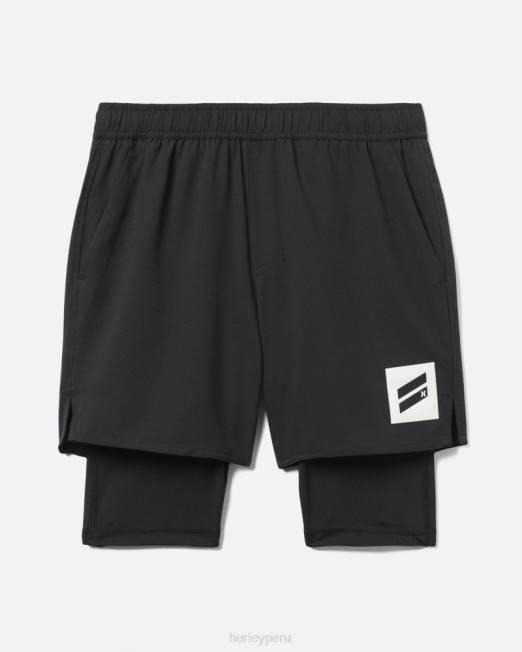 hombres Hurley negro existe entrenamiento bootcamp corto ropa 8L2D56
