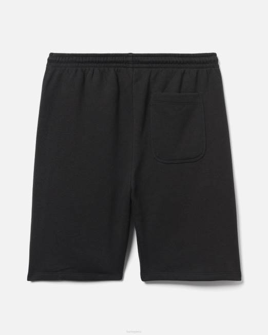 hombres Hurley negro existen pantalones cortos de felpa de algodón con logo en caja ropa 8L2D62