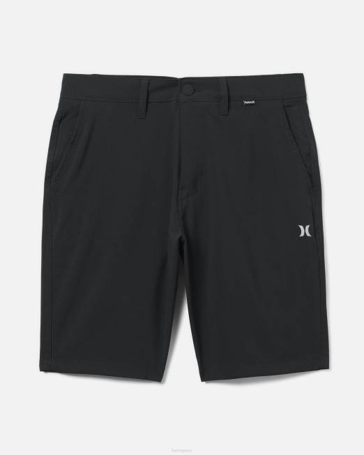 hombres Hurley negro existen pantalones cortos híbridos ropa 8L2D38