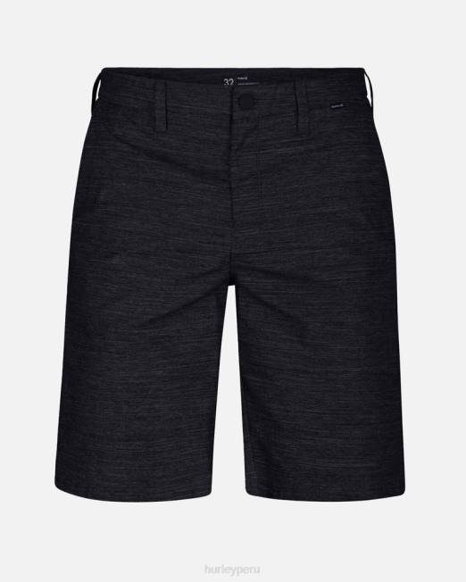 hombres Hurley negro pantalón corto h2o-dri Breath de 21" ropa 8L2D206