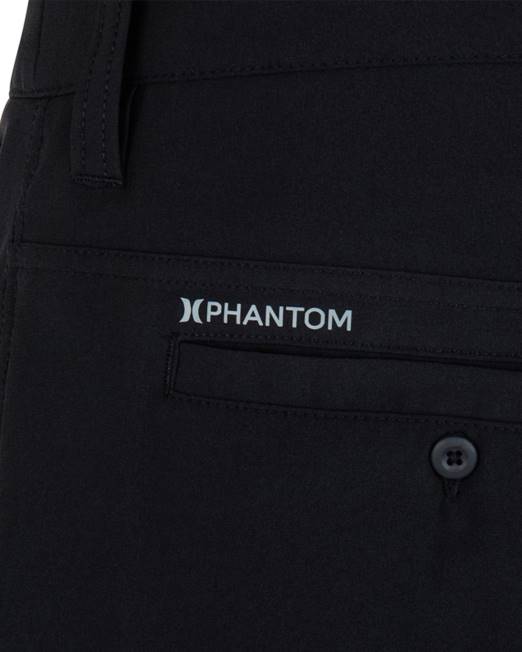 hombres Hurley negro pantalones cortos fantasma 20\" ropa 8L2D98