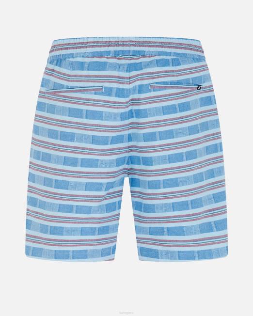 hombres Hurley vista marítima shorts tipo walkshort de jaquard volley de 18\" ropa 8L2D248