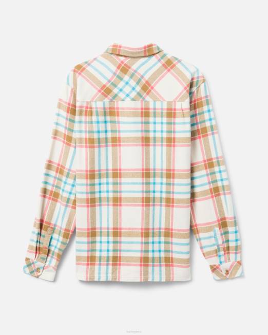 hombres Hurley apenas hueso franela costera de santa cruz ropa 8L2D396