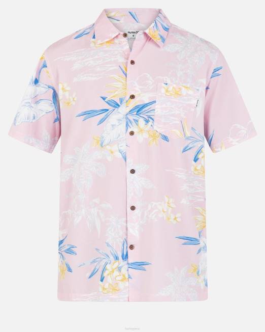 hombres Hurley flamenco camiseta de manga corta rincón ropa 8L2D336