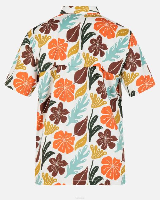 hombres Hurley hueso camiseta manga corta h2o-dri rincon sierra ropa 8L2D350