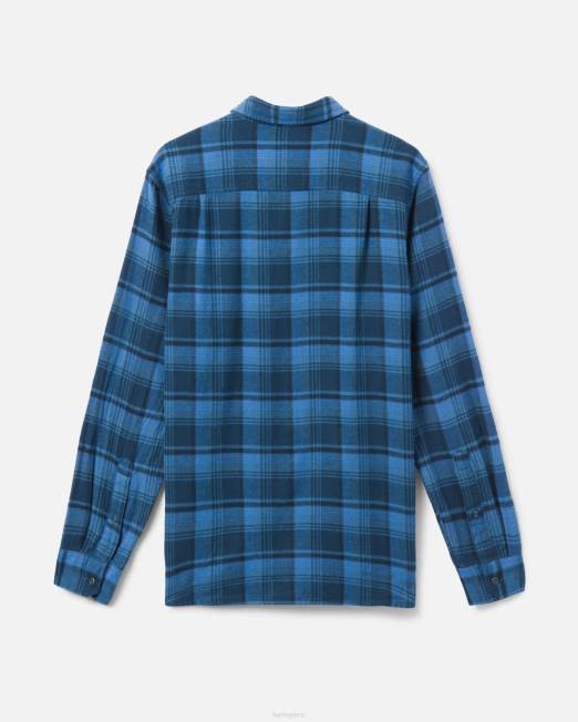 hombres Hurley marina blindada camisa de franela orgánica portland ropa 8L2D389