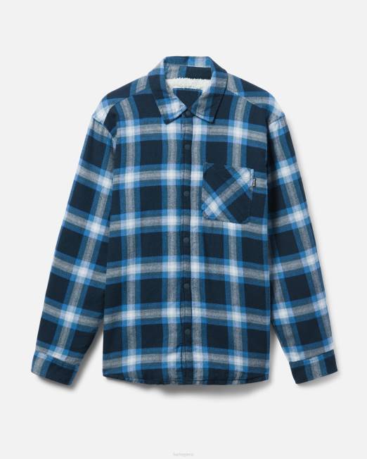 hombres Hurley marina blindada franela forrada de sherpa portland ropa 8L2D410