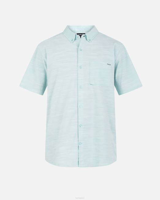 hombres Hurley niebla tropical una y única camisa elástica de manga corta ropa 8L2D108