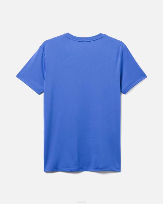 hombres Hurley azul existe camiseta de rendimiento de manga corta de malla transpirable bootcamp ropa 8L2D43