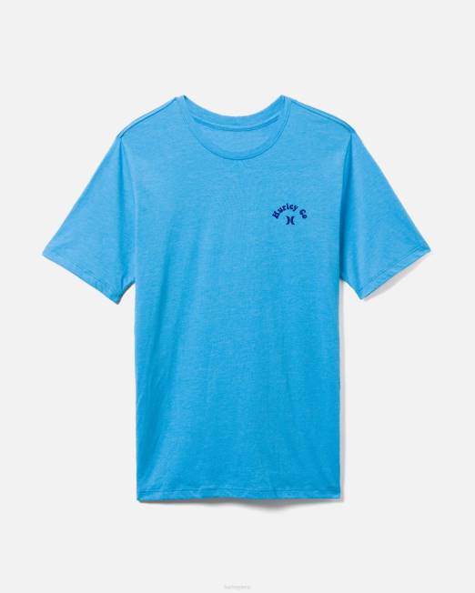 hombres Hurley azul indo fiesta de loros de todos los días manga corta ropa 8L2D402