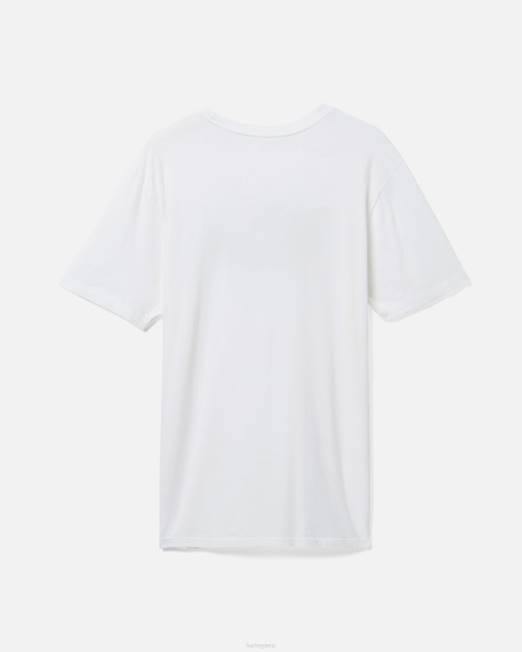 hombres Hurley blanco camiseta de manga corta con óptica tropical lavada de todos los días ropa 8L2D399