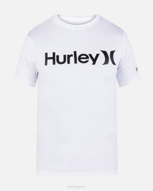 hombres Hurley blanco uno y único lycra de secado rápido ropa 8L2D278