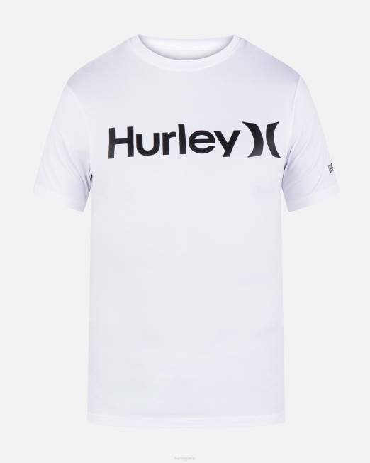 hombres Hurley blanco uno y único lycra de secado rápido ropa 8L2D278