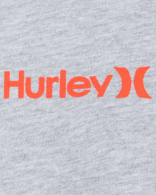 hombres Hurley brezo gris oscuro camiseta de todos los días única y sc ropa 8L2D297