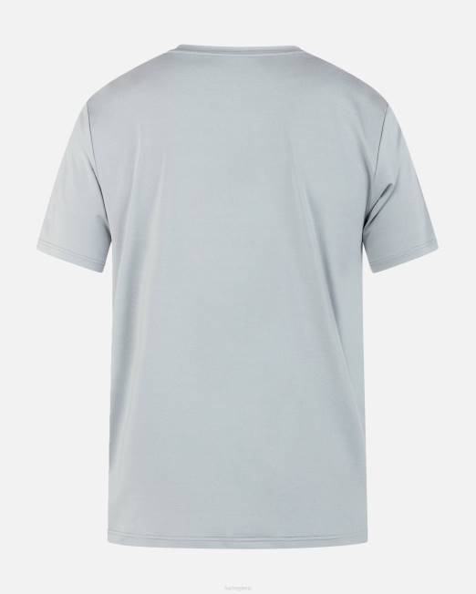 hombres Hurley cuero gris manga corta híbrida upf para todos los días ropa 8L2D290