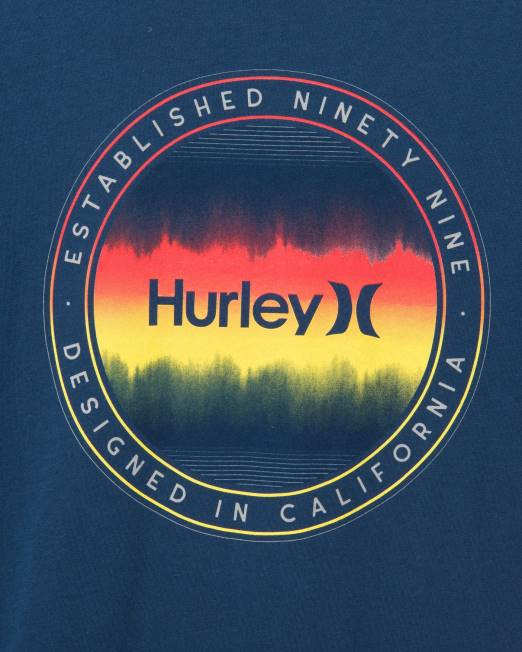 hombres Hurley fuerza nocturna camiseta de longitud de onda diaria ropa 8L2D387