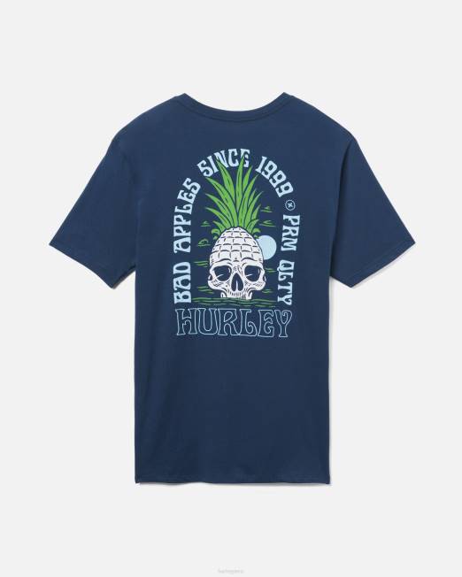 hombres Hurley fuerza nocturna manzanas podridas de todos los días manga corta ropa 8L2D348