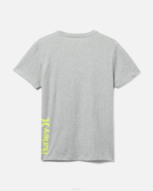hombres Hurley gris negro existe camiseta de rendimiento de manga corta seca bootcamp ropa 8L2D51