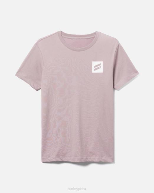 hombres Hurley lila existe camiseta de rendimiento de manga corta seca bootcamp ropa 8L2D48