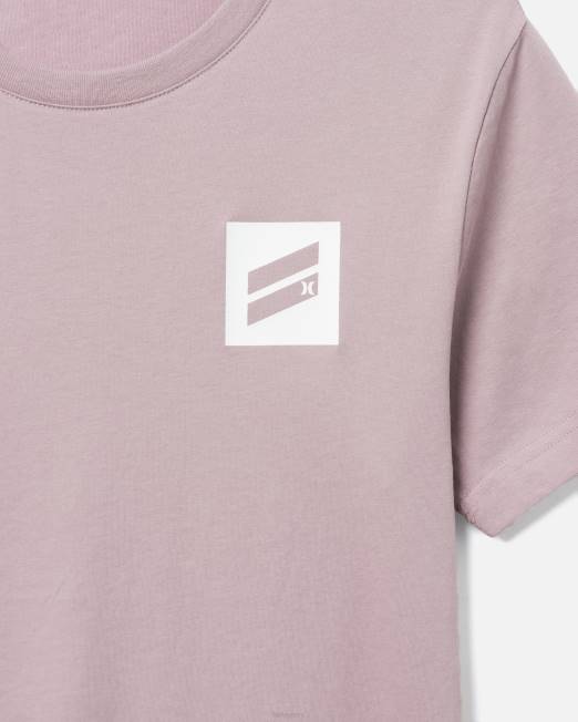 hombres Hurley lila existe camiseta de rendimiento de manga corta seca bootcamp ropa 8L2D48